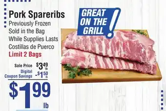 Smart & Final Pork Spareribs offer