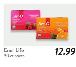 Fresh Thyme Ener-C Ener Life offer