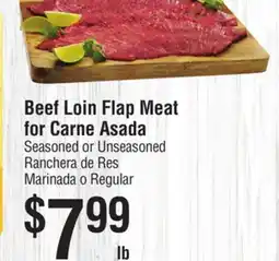 Smart & Final Beef Loin Flap Meat for Carne Asada offer