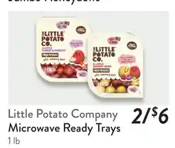 Fresh Thyme Little Potato Company Microwave Ready Trays offer