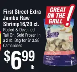 Smart & Final First Street Extra Jumbo Raw Shrimp 16/20 ct offer
