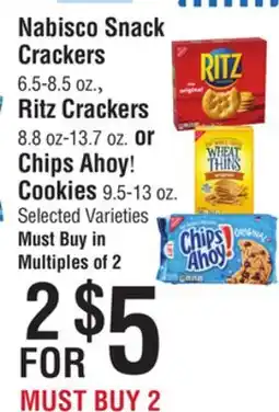 Smart & Final Nabisco Snack Crackers, Ritz Crackers or Chips Ahoy! Cookies offer