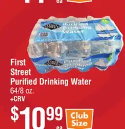 Smart & Final First Street Purified Drinking Water offer