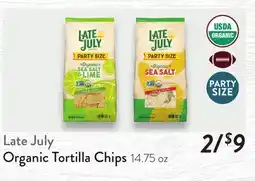 Fresh Thyme Late July Organic Tortilla Chips offer