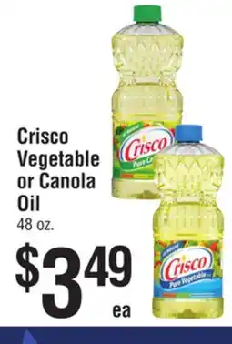 Smart & Final Crisco Vegetable or Canola Oil offer