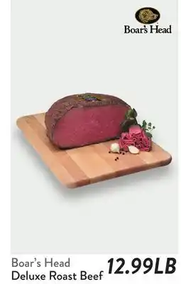 Fresh Thyme Boar's Head Deluxe Roast Beef offer