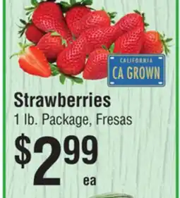 Smart & Final Strawberries offer