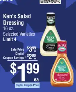 Smart & Final Ken's Salad Dressing offer