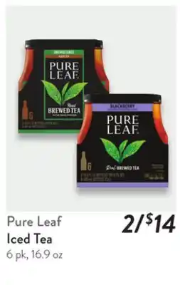 Fresh Thyme Pure Leaf Iced Tea offer