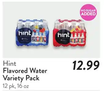 Fresh Thyme Hint Flavored Water Variety Pack offer