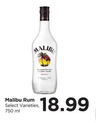 Food 4 Less Malibu Rum offer