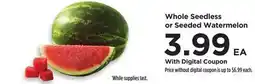 Food 4 Less Whole Seedless or Seeded Watermelon offer