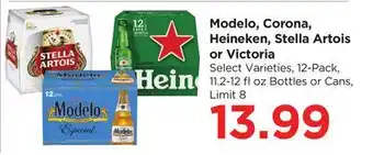 Food 4 Less Modelo, Corona, Heineken, Stella Artois or Victoria offer