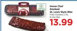 Food 4 Less Home Chef Smoked St. Louis Style Ribs offer