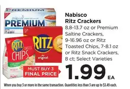 Food 4 Less Nabisco Ritz Crackers offer