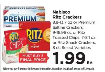 Food 4 Less Nabisco Ritz Crackers offer