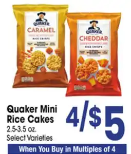 Jewel-Osco Quaker Mini Rice Cakes offer