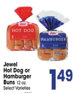 Jewel-Osco Jewel Hot Dog or Hamburger Buns offer