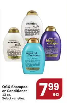 Jewel-Osco OGX Shampoo or Conditioner offer