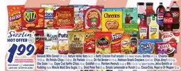 Jewel-Osco General Mills Cereal 8.9-12 oz., Nature Valley Bars 5-6 ct., or Betty Crocker Fruit snacks 10 ct. Select Varieties, Doritos 6 offer