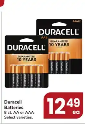 Jewel-Osco Duracell Batteries offer