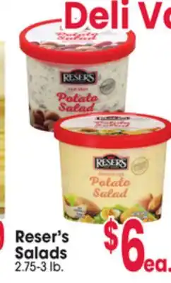 Jewel-Osco Reser's Salads offer