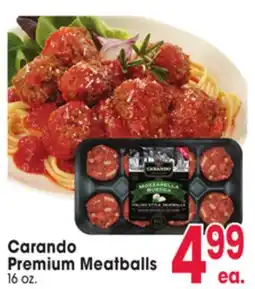 Jewel-Osco Carando Premium Meatballs offer
