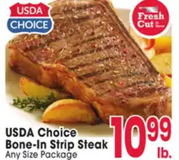 Jewel-Osco USDA Choice Bone-In Strip Steak offer