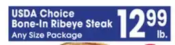 Jewel-Osco USDA Choice Bone-In Ribeye Steak offer