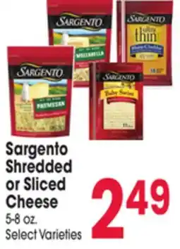 Jewel-Osco Sargento Shredded or Sliced Cheese offer