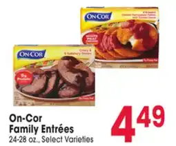 Jewel-Osco On-Cor Family Entrées offer