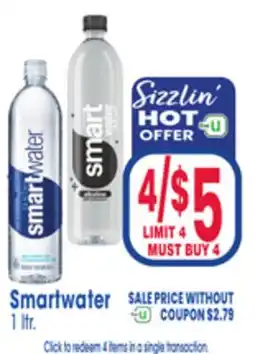 Jewel-Osco Smartwater offer