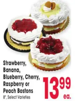 Jewel-Osco Strawberry, Banana, Blueberry, Cherry, Raspberry or Peach Bostons offer