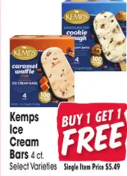 Jewel-Osco Kemps Ice Cream Bars offer