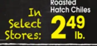 Jewel-Osco Roasted Hatch Chiles offer