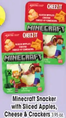 Jewel-Osco Minecraft Snacker with Sliced Apples, Cheese & Crackers offer