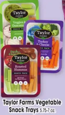 Jewel-Osco Taylor Farms Vegetable Snack Trays offer
