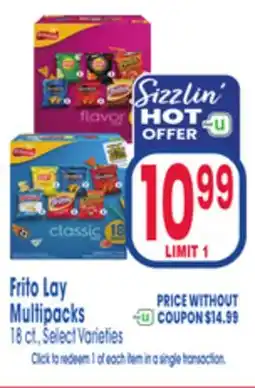 Jewel-Osco Frito Lay Multipacks offer