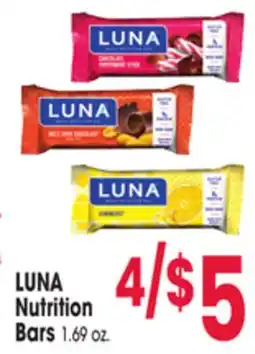 Jewel-Osco LUNA Nutrition Bars offer
