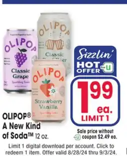 Jewel-Osco OLIPOP A New Kind of Soda offer