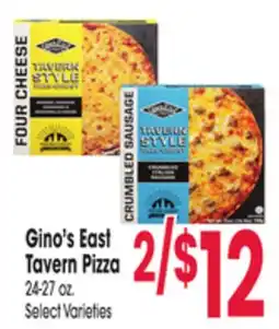 Jewel-Osco Gino's East Tavern Pizza offer