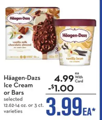 Mariano's Häagen-Dazs Ice Cream or Bars offer
