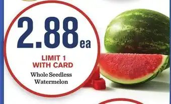Mariano's Whole Seedless Watermelon offer