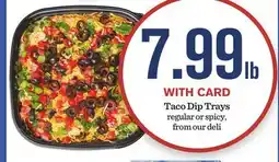 Mariano's Taco Dip Trays offer
