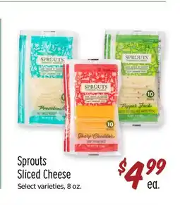 Sprouts Farmers Market Sprouts Sliced Cheese offer