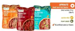 Sprouts Farmers Market SPROUTS Heat and Eat Beans offer