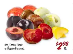 Sprouts Farmers Market Red, Green, Black or Dapple Plumcots offer
