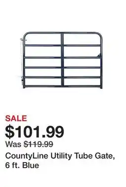 Tractor Supply Company CountyLine Utility Tube Gate, 6 ft. Blue offer