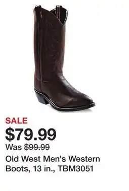 Tractor Supply Company Old West Men's Western Boots, 13 in., TBM3051 offer
