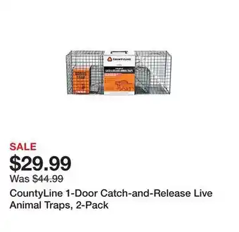 Tractor Supply Company CountyLine 1-Door Catch-and-Release Live Animal Traps, 2-Pack offer